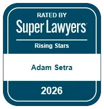 Rated by Super Lawyers — Rising Stars, Adam Setra 2026